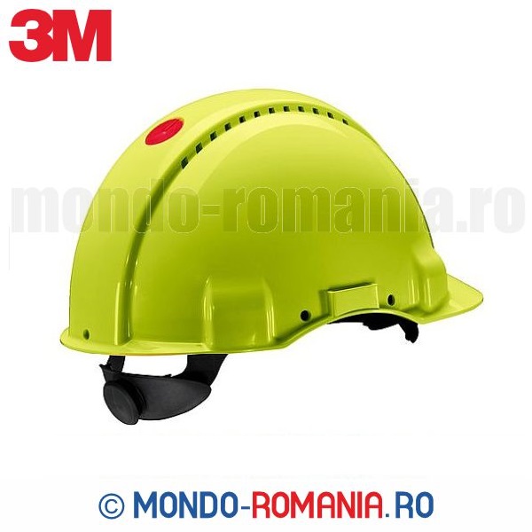 Echipament protectie - Casca 3M SOLARIS UVICATOR G3000 HI VIS verde